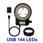 led링 가능한 카메라 usb144 삼안 현미경 조정 디지털 라이트 스테레오 U414 : 드림재64