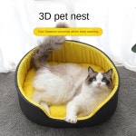 애완동물 사육장 강아지 침대 고양이 세탁 가능한 양면 매트 사계절 3D 스테레오 : 포어나인