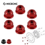 오토바이 나사 세트 스프로킷 너트 MV Agusta Brutale 3 4 실린더 675 750 800 910 920 989 990 1078 1090 R S RR용 M8x1.25 : 백호... 