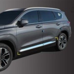 싼타페TM 사이드언더라인 메탈 몰딩 도어 몰딩 튜닝 : 디테일링카