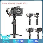 Hohem iSteady Gimbal Gengam MT2, tongkat ekstensi swafoto dengan cahaya pengisi magnetis AI, lampu 비 : 선아유통