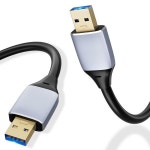 USBUSB 케이블 3.0 3Ft 초고속 USB AA 남성남성 AUSB 하드 디스크 드라이브 노트북 모니터 쿨링 팬패드 카메라 등과 호환 가능 : 수원원창고