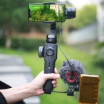 Zhiyun Smooth 4 용 액세서리 마운트 마이크 어댑터, Osmo Mobile 3 용 라이트 브래킷 : 선아유통