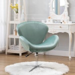 백조의자 윙체어 인테리어 에그체어 디자인 1인용 라운지 회전 : 트렌디차이나
