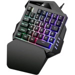 Eboxer 한손 기계식 키보드 인체공학 유선 왼손 백라이트 게이밍 키패드Win2000용Win XP용Win ME용Vista용Win7용Win8용 : o마루쇼핑o