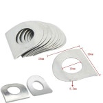 YehVeh 12 Pack 모터사이클 Foot Peg Spring Washer Univer : 다바크-