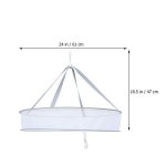 네트 포켓 건조 바구니 접이식 의류 스웨터 건조기 가방 메쉬 걸이식 용기 세탁 행어 : 셀렉나인