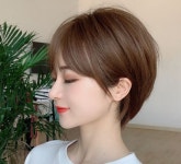 여성 숏컷 가발 전체 패션 여자 짧은 머리 헤어 변신 : 세룬