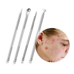 피부관리 피지압출 피지관리 피지압출기 도구 블랙헤드제거 압출 4종세트 코메도 피부 블랙헤드압출기 블랙헤드 코피지제거 : 에픽쇼핑몰