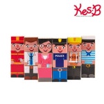 유아 감각발달 교구 재미있는 직업빌딩블럭 : 갈치쇼핑