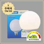 [메가맨] LED G120 숏타입 볼전구 15W E26 BASE : 라이팅팩토리