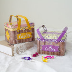 헤이스테이 플라워 피크닉 틴바구니 2Color 바이올렛 옐로우 : 헤이스테이