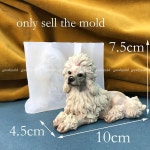 3D 푸들 몰드 동물 퐁당 초콜릿 베이킹 도구 애완견 석고 수제 비누 에폭시 수지 : 매일매일 구매대행 일일유통