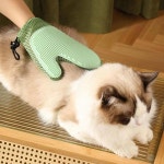 효과적인 애완 동물 제거 장갑 브러시 마사지 고양이 물림 방지 보호 : 매일매일 구매대행 일일유통