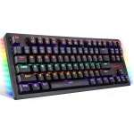 Redragon K598 TKL 무선 기계식 키보드 브라운 스위치 컴팩트 87키 텐키리스 RGB LED 백라이트 게이밍 Windows PC 게이머용 : o마루쇼핑o