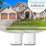 디링크 COVR AX1800 홈 전체 메시 WiFi 6 시스템 최대 4500 평방 피트 범 : 엔크
