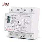 3Phase STVP-930 자동 복구 보호 장치 자체 재연결 서지 전압 보호대 DIN 레일 장착 3 상 4 선 63A 80A : 복남2마켓