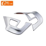 자동차 핸들 스위치 노브 버튼 패널 커버 트림 푸조 208 GTI 2014 컬러 마이 ABS 개/세트 : 애신유통