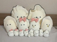 일본 굴 석화 인형 조개 키링 미용실 침대사이 쿠션 만두 인형쿠션 : 영과고몰