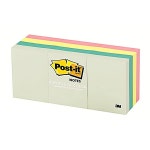 4색 포스트잇 메모지 653-AST 3M 51x38mm 12패드 WWA65C6B : 더888