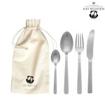 카이보예센 그랑프리 커트러리 1인 매트 스틸 4P 덴마크 디자인 : 모두의 집콕놀이