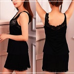 슬립 속치마 인견 레이스 뵈뵈무지 쿨 XWB8DF54 : JINIJINI