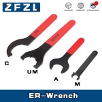 PC ER 렌치 ER8 ER ER6 ER20 ER25 ER32 ER40 A M UM C 타입 ER 스프링 콜렛 척 특수 렌치 CNC 머시닝 센터 : 위누로지스