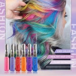 헤어 초크 매트 컬러 세트 임시 일회용 염색 패션 다채로운 13 : 클로유통