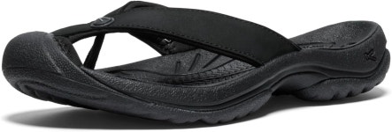 KEEN 여성용 Waimea H2 발가락 보호 플립플롭, 블랙/블랙, 230mm (US 6), 블랙/블랙 : 세천마켓