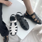 갈비샌들 무광 스트랩샌들 여름 데일리슈즈 캐주얼 : 패밀리 레스토어