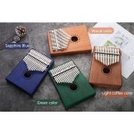 DiEU C0005 1Pcs 17 키 칼림바 우드 마호가니 바디 엄지 피아노 악기 액세서리 색상 캠 선택 가능, 17 키 칼림바 우드 마호가니 바디 엄지... 