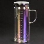 은플 오로라 유리 물통 물병 내열 냉장고 가정 식당물 : 좋은아이템스토어