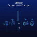 야외 4G 와이파이 라우터 50Mbps 와이파이 라우터 고속 듀얼 외부 안테나 SIM 카드 슬롯 EU 플러그 : 위누로지스
