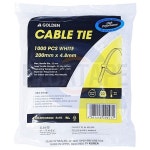 골든케이블타이 백색케이블타이 200mm x 4.8mm 1000개입 E13WBF2733M : 주리빙마켓
