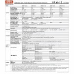 IRM-15-5 5 v 3a meanwell 15 w 단일 출력 캡슐화 된 : 스마트 모두다 종합상사