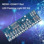 DIY LED 깜박이는 조명 키트, 물 흐르는 효과, LED 깜박이는 조명, DIY 키트, SMD 납땜 연습 수트, NE555 CD4017, 1-10 개 : k물류