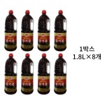 해표 재래 압착식 참기름1.8L×8개 전통 재래식 압착 손잡이 대용량 식자재 업소 식당 급식 : 곰소할인마트