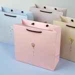 문구샵 팬시용품 쇼핑백종이쇼핑백 아이비스코리아 아이비스 문구팬시 2200종이쇼핑백(SP) 1세트 12개입 : 미레드