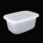 뚜껑포함 TY다용도 사각밀폐죽용기 특대 반투명 500세트 1050ml : 공사공삼