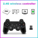 비디오 게임 콘솔용 무선 게임패드, PS3, PC, 게임 HDD, 스마트 TV 박스, 휴대폰 게임 컨트롤러용, USB 조이스틱 게임 액세서리, 2.4G : k물류