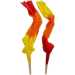 너슬부채 부채춤 공연 무용부채 소품 대형 실크 연습 렌지 레드색 전체 길이 1.5 미터/단일사이즈 : 바바나스튜디오