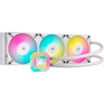 Corsair iCUE H150i Elite CAPELIX XT Desktop 액체 CPU 쿨러 AF120 RGB 엘리트 팬 3개 360mm 방사체 Intel® LGA  White : 분당원창고