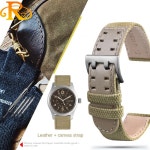 해밀턴 카키 필드 시계 h760250h77616533h70605963 H68201993 시계 스트랩에 대한 20mm 22mm 가죽 나일론 남성용 밴드 : 백호홀딩스