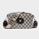 여성 가방 러시 2024 봄여름 신형 패터닝 빈티지나염 카메라백 와이드테이프 싱글숄더 슬링 : HM.에이치엠글로벌