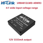 HiLink 가로등용  전원 공급 장치 모듈 DCDC 컨버터 URB4812LMD-40WR3 스텝 다운 40W 48V-12V 333333mA 출력 신 : 스마트 모두다 종합상사