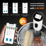 INKBIRD 와이 수비드머신 ISV-101W 1000W 쿠커 3D 물 순환 가열 앱 사전 설정 메뉴 요리용 : 행복한 라이프 619