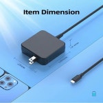 C타입 노트북 AC 어댑터 충전기 삼성 적합한 EP-TA845 갤럭 S20 S21 울트라 10 플러스 XE510C24XE513C24XE510C25 용 20V 2.25A 45W... 