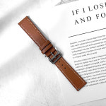 갤럭시워치7 스트랩 갤럭시워치6 갤워치5 프로 4 호환 클래식 레더 가죽 밴드 줄 : 팔룬