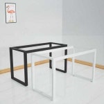 테이블 프레임 철제 다리 가구 식탁 책상 제작 diy 길이100x가로50x높이72/기본 블랙 : 바바나스튜디오