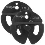 Yes4All 0.6kg(1.3파운드) 덤벨 분수 웨이트 플레이트 2개/4피스 - 덤벨 훈련, 마이크로 로딩 및 신체 운동을 : eworl